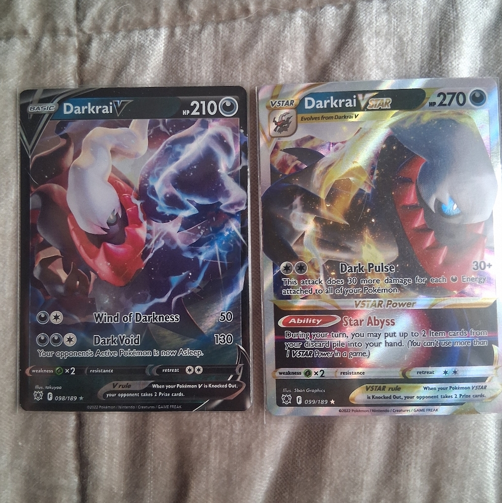 Pokemon Trading Cards - Black, Blue, Red, Yellow
